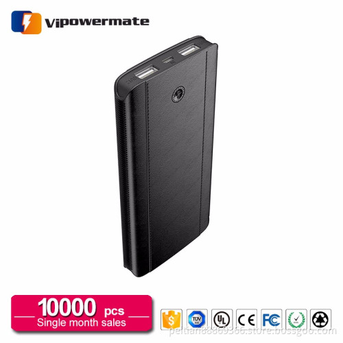 ShenZhen super capacitor phone cover portable charger power bank 10000mah with two USB
